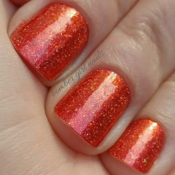 *Retired* Color Street: Trick or Treat Yourself | Halloween Orange Glitter Fall - Picture 8 of 13